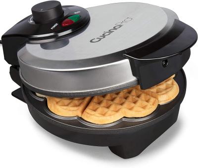 China Outdoor Waffle Maker - Non-Stick Waffle Maker Iron with Browning Control - 5 Heart Shaped Waffles Large Gift for sale