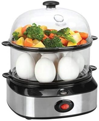 China 14 Egg Capacity Home Egg Cooker Electric Boiler For Poached Soft Semi Hard Scrambled With Automatic Cut Out for sale