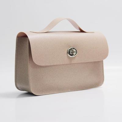 China Fashion Wheat Straw+PE Material Zipper Lock Recycled Biodegradable Recyled Eco Friendly Gift Case Cosmetic Bag for sale