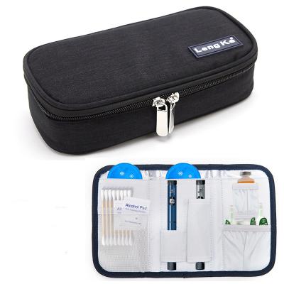 China New Design Waterproof Portable Travel Medication Insulated Cooler Bag With Ice Pack For Insulin Insulated Cold Case For Diabetics for sale