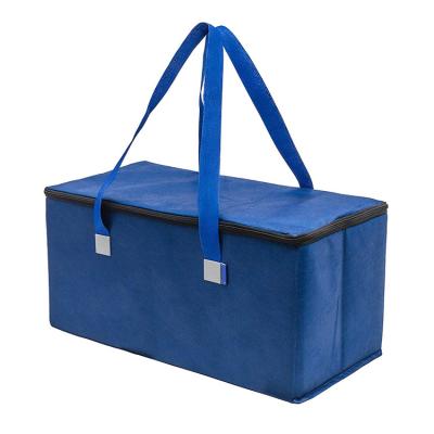 China Foldable Insulated Cooler Food Delivery Bag 70l Large Cold Heated Thermo Nonwoven Insulated Bag Large For Keeping Food Hot for sale