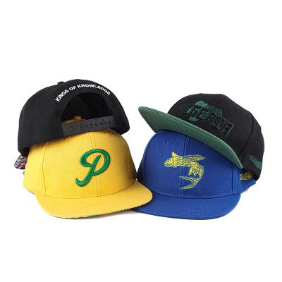 China Cheap Embroidered Sports 6 Panel Sports Men's Vintage OEM Hip Hop Hats Custom Snapback Hats for sale