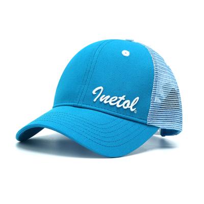 China JOINT Custom Embroidered Patch Trucker Baseball Leather Sun Hats Men for sale