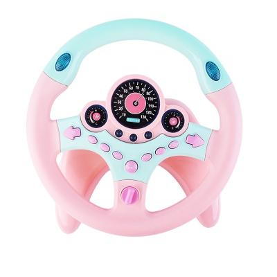 China Children Electronic Early Educational Musical Simulation Driving Steering Wheel Developing Toy With Sounding Light For Kids OEM for sale