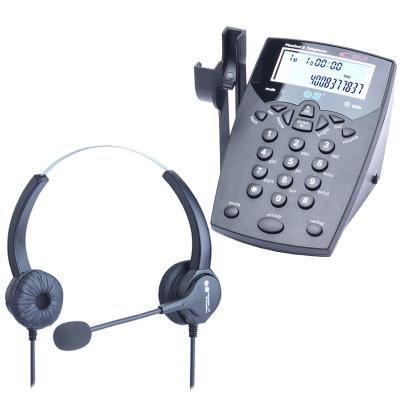 China Telecom Bn520+dh635D noise reduction headset call center equipment earpiece for call center or telemarketing for sale