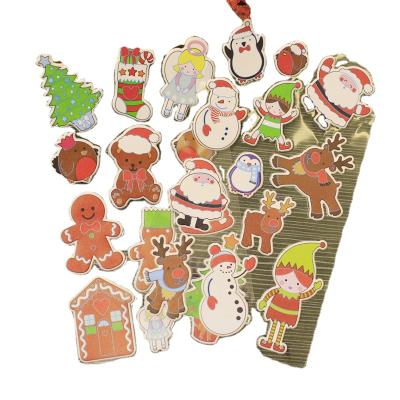 China Holiday Decorative Decor Puffy Sticker Decal Christmas Custom Design Puffy Foam Sticker for sale