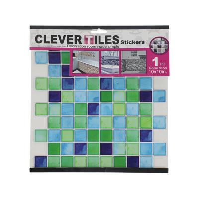 China Removable / Non-toxic Wholesale Removable Removable Custom Printed Bathroom Kitchen 3d Wall Tile Sticker for sale