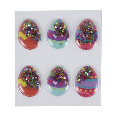 China Removable Self Adhesive 3D Glue Kids Blister Sticker Air Bubble Shake Me Sticker for sale