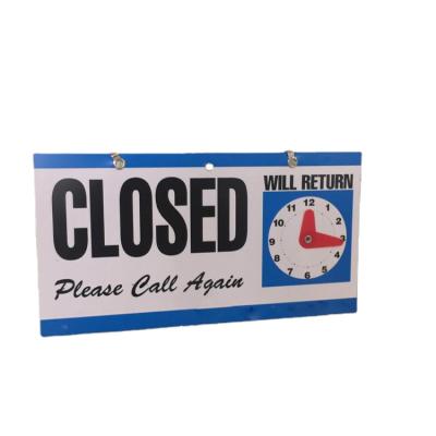 China Glow In The Dark Factory Custom Door Open And Closed Signs For Promotion Gifts for sale