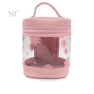 China Fashion Best Selling Luxury Makeup Cosmetic Bags With Handle Clear Cosmetic Bag OEM High Quality Custom Tote Bag for sale