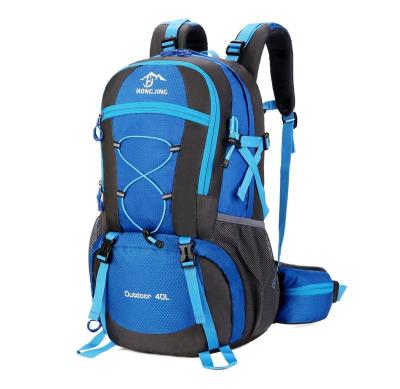 China Waterproof Nylon Hiking Backpacks Large Capacity Waterproof Outdoor Travel Backpacks Camping Sports Bags for sale