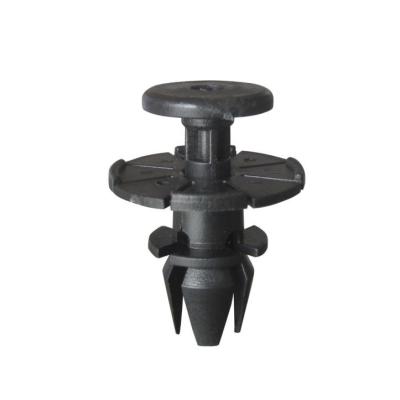 China Durable Plastic Fasteners Rivet Retainer Clip Fastener Automobile Rivet Black Car Clip For Japanese Car for sale