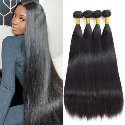 China Dropshipping Natural Straight Ready To Ship High Price Fayuan 100% Virgin Hair Weft Cuticle Aligned Color Natural Straight Hair Bundle for sale