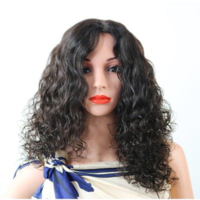 China Malaysian Human Body Wave Brazilian 100 Cuticle Aligned Raw Virgin Hair Deep Wave Wig For Black Woman for sale