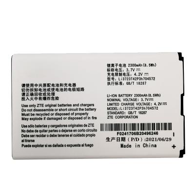 China Good Price Original Mobile Phone Battery 3.8V 2300mAh Li3723T42P3h704572 For ZTE MF91 MF90 4G WIFI Router Modem Batter for sale