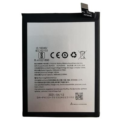 China Original Genuine Mobile Phone Replacement Lithium Battery 3400mAH Phone Battery BLP633 For One Plus 3T for sale