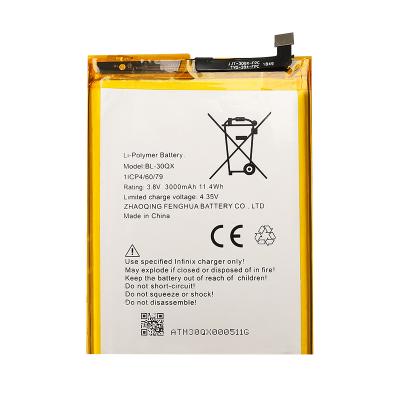 China Original Mobile Phone Factory Price Battery Replacement Battery For Infinix BL-30QX Phone Battery X521 for sale