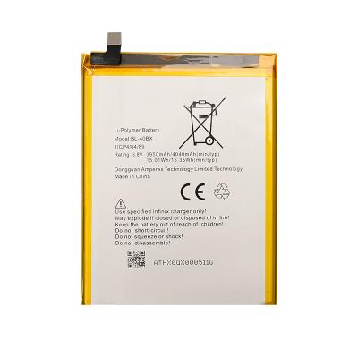 China Wholesale Mobile Phone Best Quality Lithium Ion 4040mAH Battery Pack For Infinix Note 2 bl-40bx for sale