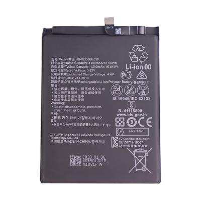 China Custom Cell Phone Battery Li-ion Polymer Cell Phone AAA Battery For Huawei Mate 30 Se Nova6 Honor View 30 V30 11.55wh 4200mah Pro for sale