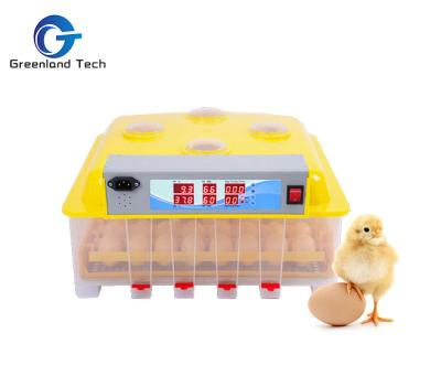 China Automatic Temperature and Humidity Control GT Automatic Incubator Machine Good Price Chicken Egg Hatching Machine Sales 48 Pcs for sale