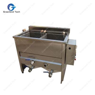 China Hotels Custom Metal Round 2 Basket Electric Deep Fryer for sale