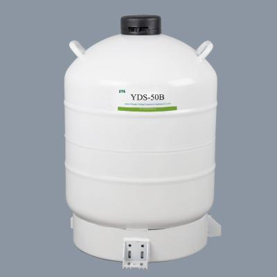 China Food Chemical Pharmacy Liquid Nitrogen Tank With Canisters YDS-50B-50 50 Liter Capacity for sale