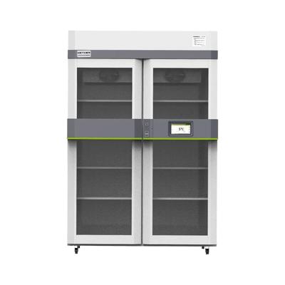 China Spray Coated METHER MPC-5V1106DL Steel Glass Door High Precision 2-8 Degree Temperature Lab Pharmacy Refrigerator For Vaccine Storage In Cli for sale