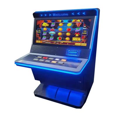 China Stable Hardware and Software Latest Style Metal Fruit Slot Machine Video Slot Cabinet Coin Operated Table Top for Hot Sales Maneuverable Gaming for sale