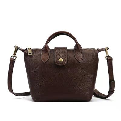 China Fashoion 2022 fashion comfort retro ladies handbag cross-body genuine leather bag light luxury conjuncture for sale