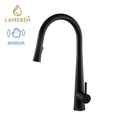 China K149 Lanerdi Modern Black Touch Sensor Kitchen Sink Faucet for sale