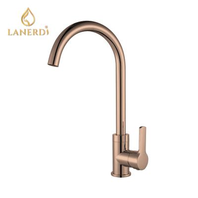 China Modern K100A 03 36 1 Lanerdi Brass Faucet Kitchen Water Tap Copper for sale