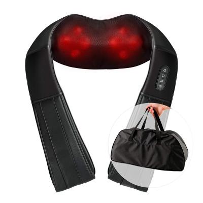 China 3D Modes Full Body Neck Shoulder Back Pain Massager Machine Electric Shiatsu Rubbing Massager Kneading Massager for sale