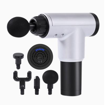 China 5 Different Massage Heads 2022 Hot Sale Electric Smart Massager Gun With CE ROHS Deep Tissue Massager Relieves Aches For Full Body. for sale