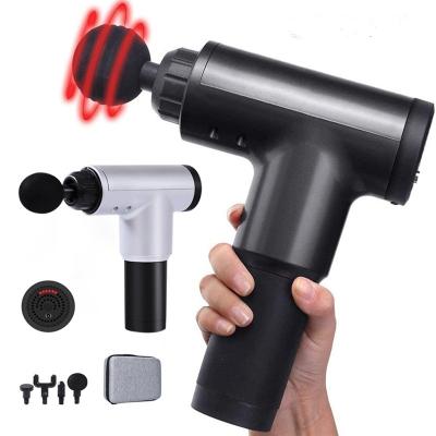 China 5 Different Massage Heads Wholesale Electric Private Label Percussion Muscle Pain Relief Yoga Fascia High Intensity Kneading Gun With CE ROHS for sale