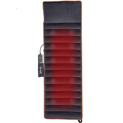 China 10 Vibration Motors Soft Stuffed Massage Mat With Heat , Full Body Massager Cushion Relieve Neck, Back, Waist, Legs for sale