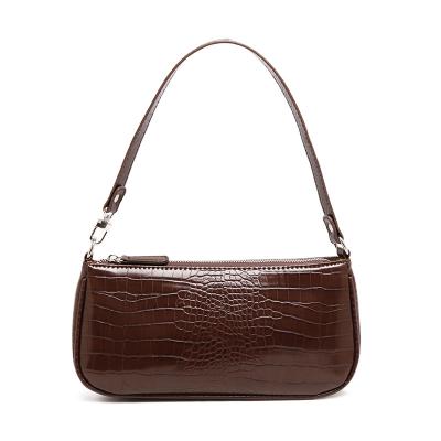 China Mini Lady Hot Sale PU Handbag Crocodile Leather Pattern For Woman for sale