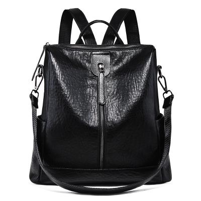 China Waterproof now stylish women leather backpack for girls for sale