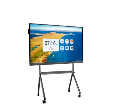 China 65 Inch 4K UHD Touch Screen Interactive Flat Panels For Classroom Education Android11 ​​OPS Windos11 OS Smart Panel 65inches for sale