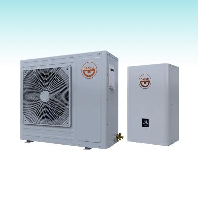 China Guangzhou Foshan Dongguan Mini Heat Pump Air Source Split 10kw 20kw Inverter Heat Pump Outdoor Air to Water Heating for sale