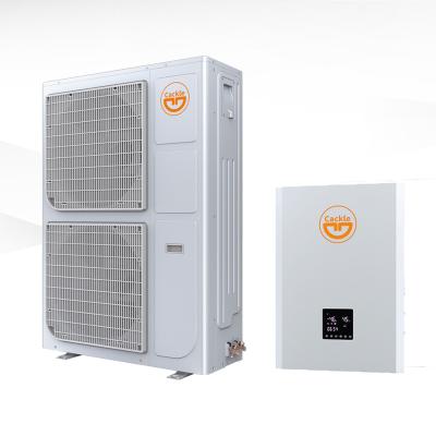 China Outdoor split system heat pump heating pump one split heat air ECU warmepumpe inverter heat pump for sale