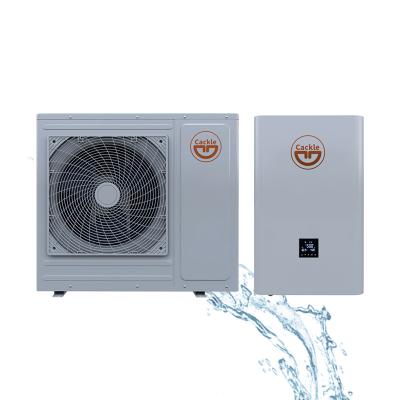 China New 10kw 9kw Mini Energy Heat Pump Air Water Split Inverter Heat Pump Outdoor Split Heating and Cooling for Home Villa Europe for sale