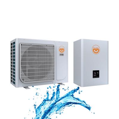 China 220V 380V R32 outdoor split air to water heat pump water heater split inverter heat pump mini split heating and cooling heatpump for sale