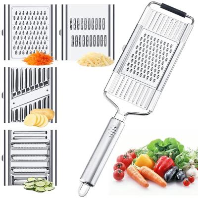 China Viable 5 in 1 Removable Vegetable Universal Vegetable Grater Cleaver Manual Kitchen Slicer Cutter for sale