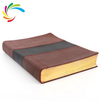 China Reading Mini Hot Stamping Leather Holy Bible Book Custom Print for sale