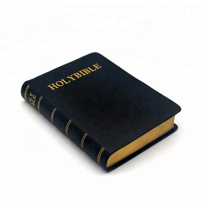 China Reading Hot Sale OEM Customized King James Bible Holy Bibles Book Printing Leather Bible Cover for sale