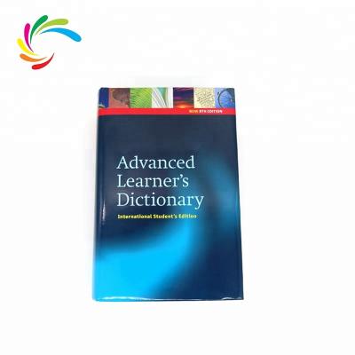 China Top Custom Advanced English Hardcover Dictionary Student Study Book Supplier Cheap Printing for sale