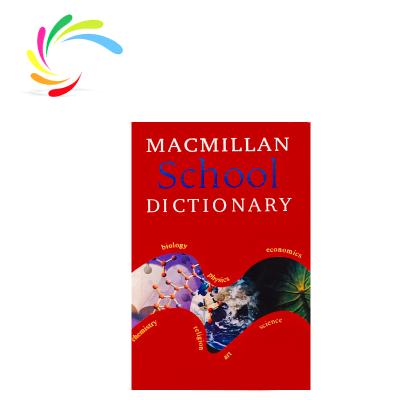 China 100% Factory Price Eco-friendly Superior Promotional Pocket Book New Arrival Supplier Stock MACMILLAN English School DICTIONARIES for sale