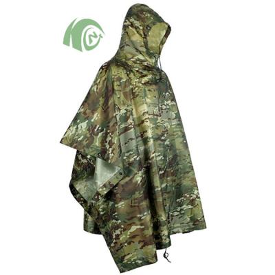 China Hunting Hiking Kango Travel Scarf Poncho Casual Raincoat Etc. camouflage outdoor military raincoat for sale