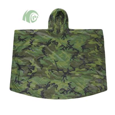 China Hunting Hiking Sale Army Poncho Raincoat Military Uniform Camouflage Etc. Army Poncho Warm Polyester Raincoat for sale