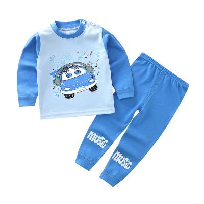 China Autumn Customized Baby Boys Outfit Casual Two-Piece Long Sleeve Spring Children's Pajamas Wholesale for sale